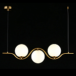 Люстра подвесная светодиодная Jagna 2 Gold and White варинант исполнения - 2 | Loft Concept в Красноярске