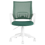 Офисное кресло с основанием из белого пластика Desk chairs Green варинант исполнения - 2 | Loft Concept в Красноярске