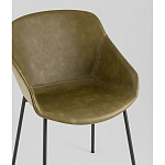 Стул Ashby экокожа зелёный варинант исполнения - 3 | Loft Concept в Красноярске