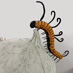 Статуэтка фантастический фрукт Exotic Tropical Fruit orange and white 67 варинант исполнения - 3 | Loft Concept в Красноярске