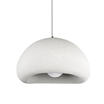 Подвесной светильник с куполообразным белым фактурным абажуром Sergey Makhno варинант исполнения - 1 | Loft Concept в Красноярске