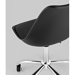 Офисный стул на металлическом основании EGGERY Black пластик варинант исполнения - 3 | Loft Concept в Красноярске