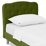 Кровать с мягким изголовьем Luna Palmer Bed варинант исполнения - 6 | Loft Concept в Красноярске