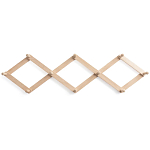 Настенная деревянная раздвижная вешалка Larson Wood Hanger варинант исполнения - 5 | Loft Concept в Красноярске