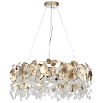 Люстра с декоративными подвесками из прозрачного стекла в форме монеток FAIRYTREE Light варинант исполнения - 10 | Loft Concept в Красноярске