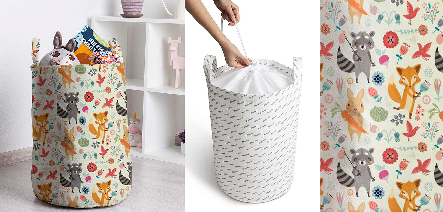 Корзина Little Animals Basket Корзина Little Animals Basket - Loft-Concept в Красноярске