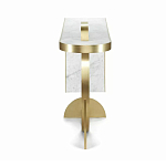 Консоль белая геометрической формы Collision варинант исполнения - 1 | Loft Concept в Красноярске