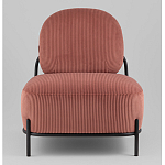 Кресло Стоун велюр рельефный коралловый варинант исполнения - 4 | Loft Concept в Красноярске