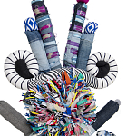 Кукла из джинсы Rusalka Upcycling варинант исполнения - 2 | Loft Concept в Красноярске