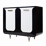 Черно-белый распашной комод Accordo варинант исполнения - 2 | Loft Concept в Красноярске