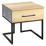 Тумба прикроватная с ящиком в стиле лофт Urban Style Space 2 варинант исполнения - 2 | Loft Concept в Красноярске