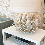 Настольная лампа White Bionic Petals Flo Table Lamp варинант исполнения - 3 | Loft Concept в Красноярске