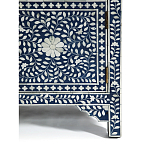 Комод инкрустация костью ORIENTAL Indian синий орнамент варинант исполнения - 5 | Loft Concept в Красноярске