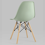 Пластиковый стул на ножках из массива бука Eames Mint варинант исполнения - 5 | Loft Concept в Красноярске