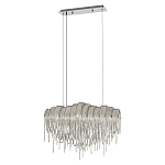 Люстра подвесная с металлическими цепочками и изогнутыми металлическими дугами 72 см Atlantis Chain варинант исполнения - 2 | Loft Concept в Красноярске