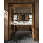 Кухонный гарнитур из массива дуба и камня Ratio Dada Engenereed варинант исполнения - 5 | Loft Concept в Красноярске