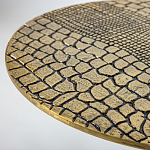 Кофейный столик с металлической столешницей Amphibian варинант исполнения - 3 | Loft Concept в Красноярске