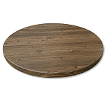 Стол журнальный c коричневой круглой столешницей на трех металлических ножках Charm Coffee Table варинант исполнения - 2 | Loft Concept в Красноярске