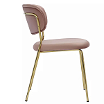 Стул Singer Chair без подлокотников Розовый Велюр варинант исполнения - 2 | Loft Concept в Красноярске