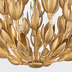 Люстра золотого цвета из множества металлических лепестков в форме тюльпанов Hinkley варинант исполнения - 5 | Loft Concept в Красноярске