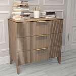 Комод коричневого цвета с 3-мя ящиками Harper Line варинант исполнения - 2 | Loft Concept в Красноярске