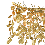 Люстра золотая с декором в виде веток эвкалипта Eucalyptus Branches варинант исполнения - 1 | Loft Concept в Красноярске