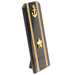 Сувенир Погон Майор ВМФ из натурального камня змеевик Souvenir Epaulets варинант исполнения - 1 | Loft Concept в Красноярске