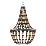 Люстра каплевидной формы с подвесками в виде декоративных бусин Flat Beads варинант исполнения - 3 | Loft Concept в Красноярске