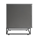 Тумба прикроватная цвета графит с ящиками Strict Lines варинант исполнения - 6 | Loft Concept в Красноярске