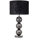 Настольная лампа с основанием в виде металлических сфер Balance Table Lamp Black варинант исполнения - 1 | Loft Concept в Красноярске