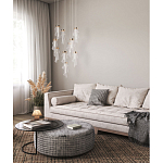 Люстра каскадная с 10-ю прозрачными плафонами Wave Line варинант исполнения - 12 | Loft Concept в Красноярске