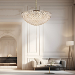 Люстра с каскадом из подвесных прозрачных элементов Attractiveness варинант исполнения - 4 | Loft Concept в Красноярске