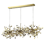 Люстра подвесная из трех частей с металлическими круглыми элементами Terzani Argent варинант исполнения - 3 | Loft Concept в Красноярске