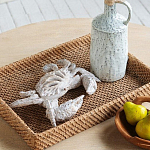 Статуэтка краб с детализированной текстурой в белом цвете Marine Accessories варинант исполнения - 6 | Loft Concept в Красноярске