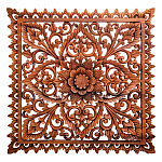 Панно из дерева квадратное Tracery Panel With Trees варинант исполнения - 1 | Loft Concept в Красноярске