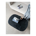 Столик кофейный черного цвета с овальной столешницей и круглым основанием Black Dalmen Table варинант исполнения - 9 | Loft Concept в Красноярске