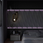 Гипсовая 3D Панель FLOCK варинант исполнения - 1 | Loft Concept в Красноярске