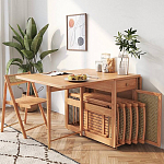 Обеденный стол раскладной из дерева Astiс Table варинант исполнения - 2 | Loft Concept в Красноярске