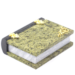 Шкатулка в виде книги из натурального камня змеевик Stone Casket варинант исполнения - 2 | Loft Concept в Красноярске