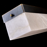 Подвесной светильник линейный из натурального камня Perfection of Geometry варинант исполнения - 7 | Loft Concept в Красноярске