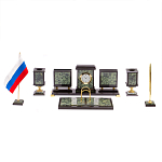 Настольный письменный набор из нефрита на ножках Executive Recruitment варинант исполнения - 1 | Loft Concept в Красноярске