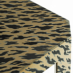 Дизайнерский кофейный стол с рисунком леопард Neytiri Beige Leopard варинант исполнения - 2 | Loft Concept в Красноярске