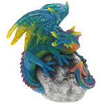 Декоративная статуэтка Дракон Blue Multicolor Dragon Statuette варинант исполнения - 1 | Loft Concept в Красноярске