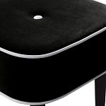 Квадратный мягкий пуф на черных ножках Winton Pouf Square варинант исполнения - 6 | Loft Concept в Красноярске