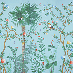 Обои ручная роспись Amazonia Duck Egg варинант исполнения - 1 | Loft Concept в Красноярске