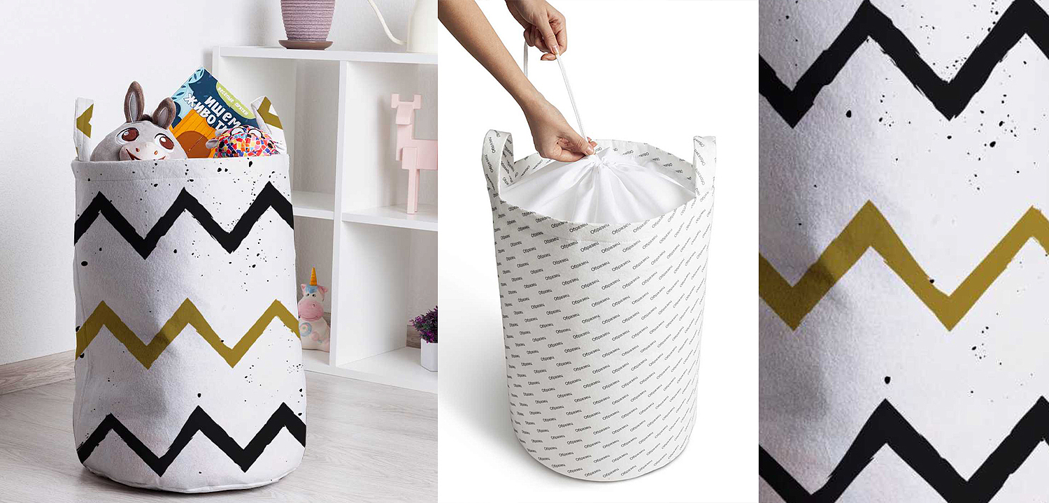 Корзина Chevron Basket Корзина Chevron Basket - Loft-Concept в Красноярске