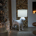 Лампа COLLECTION OF DOGS с абажуром Бультерьер варинант исполнения - 5 | Loft Concept в Красноярске