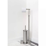 Держатель для туалетной бумаги с ершиком Chrome Bathroom Accessory варинант исполнения - 5 | Loft Concept в Красноярске