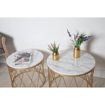 Столик дизайнерский The White Touch варинант исполнения - 4 | Loft Concept в Красноярске