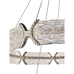 Люстра с 2-мя кольцами с текстурным природным рисунком IceFlame варинант исполнения - 7 | Loft Concept в Красноярске